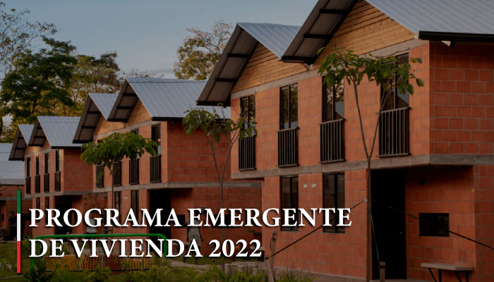 Programa emergente de vivienda 2022